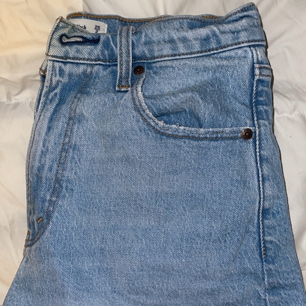 Abercrombie & fitch women’s high rise dad shorts